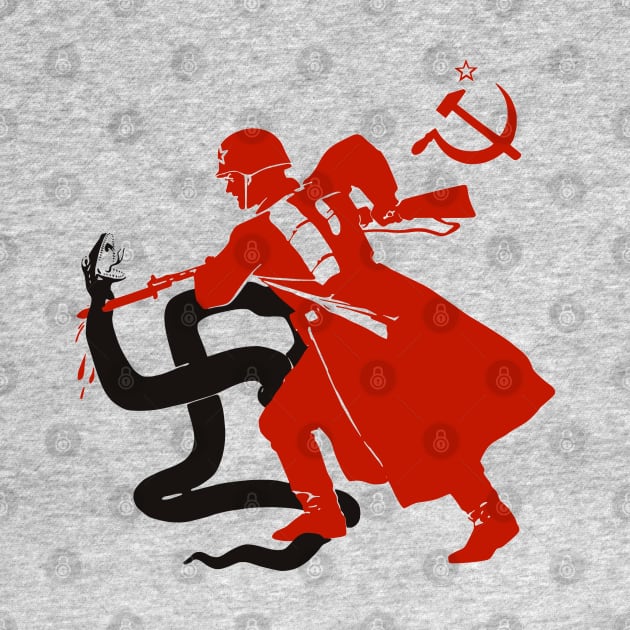 Death To The Fascist Beast - Soviet Propaganda by SpaceDogLaika